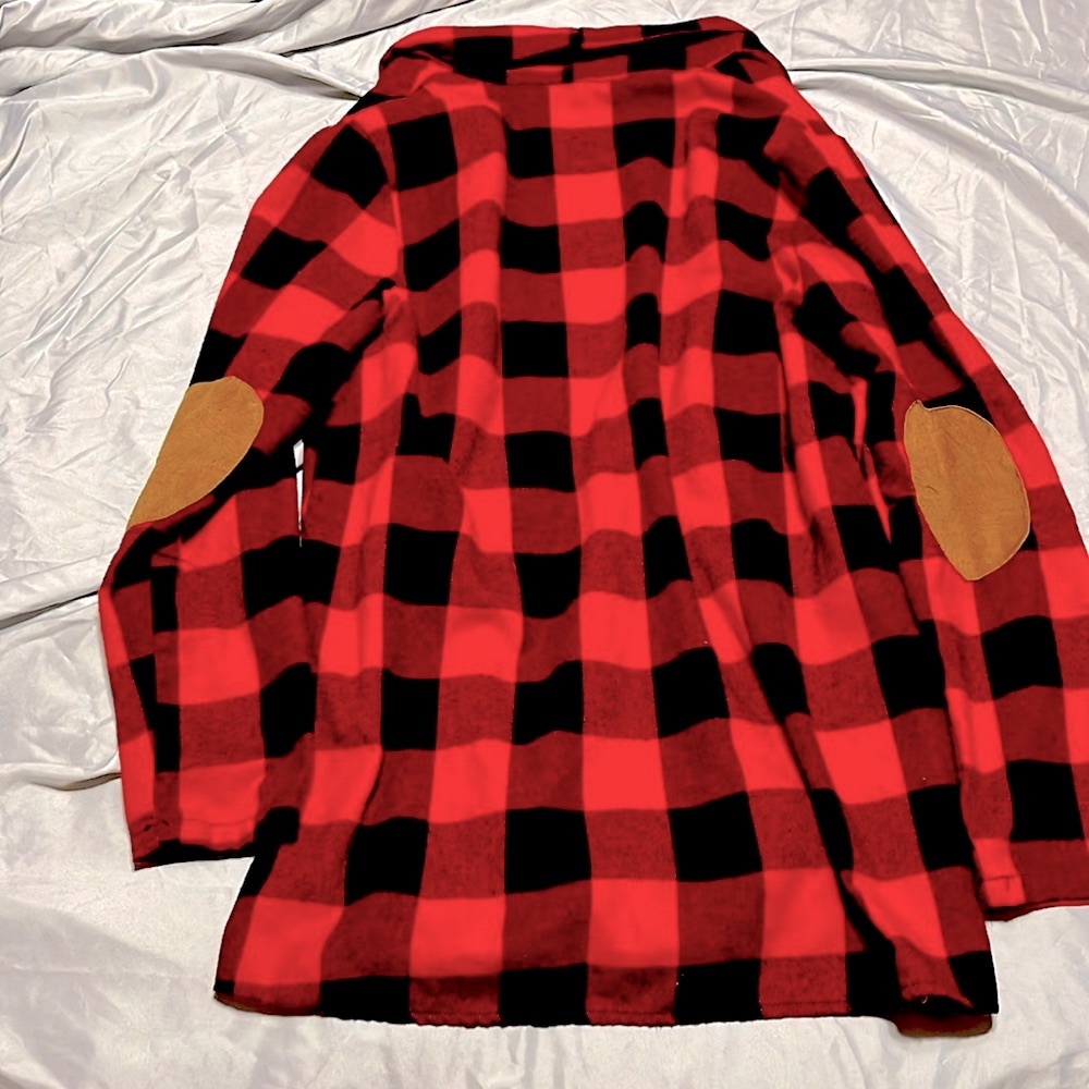 Red and black small cardigan